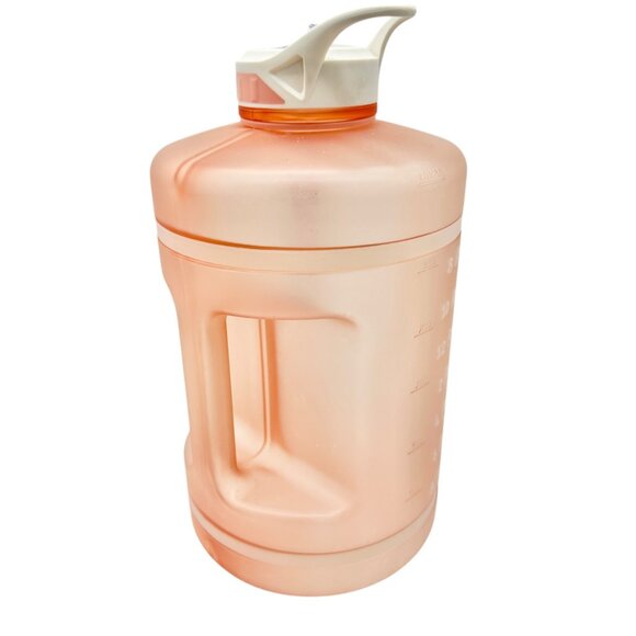 HydroMate 1 Gallon Motivational Water Bottle Straw Lid Time Marker BPA-Free - Picture 7 of 11